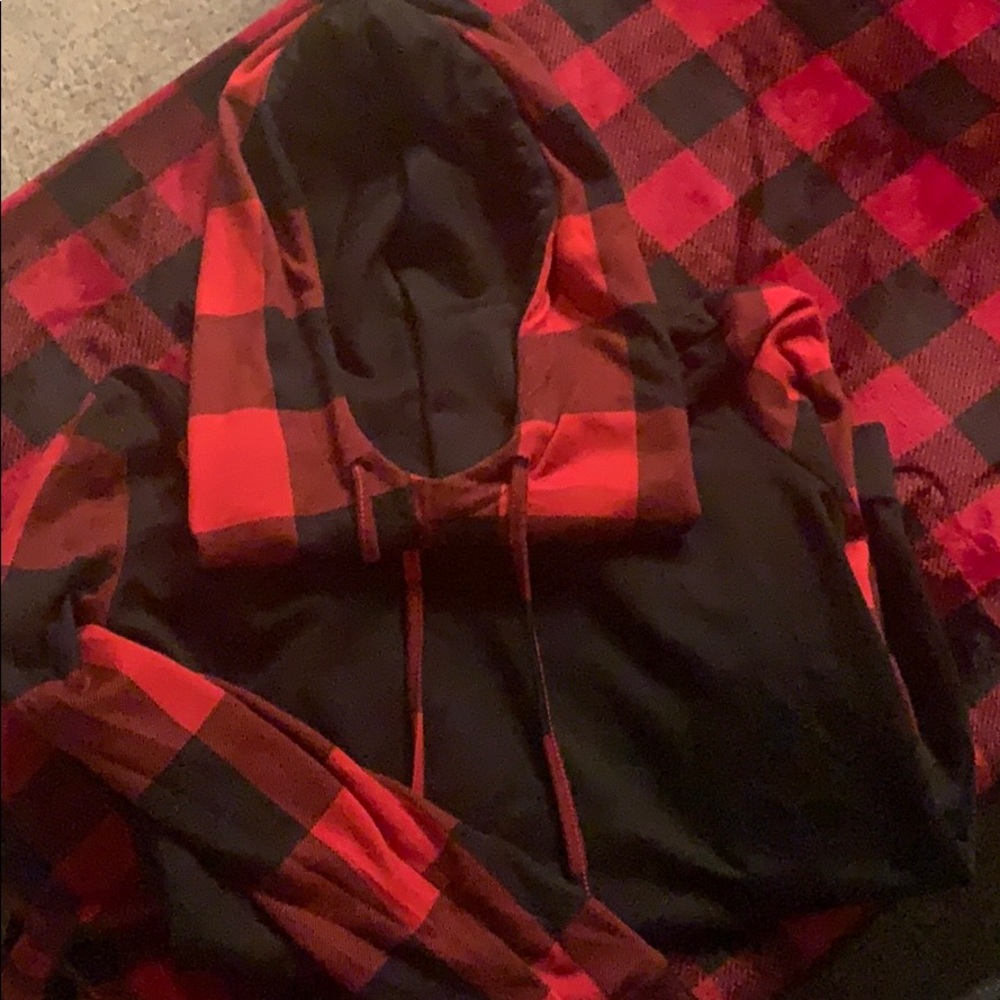 Buffalo check hoodie